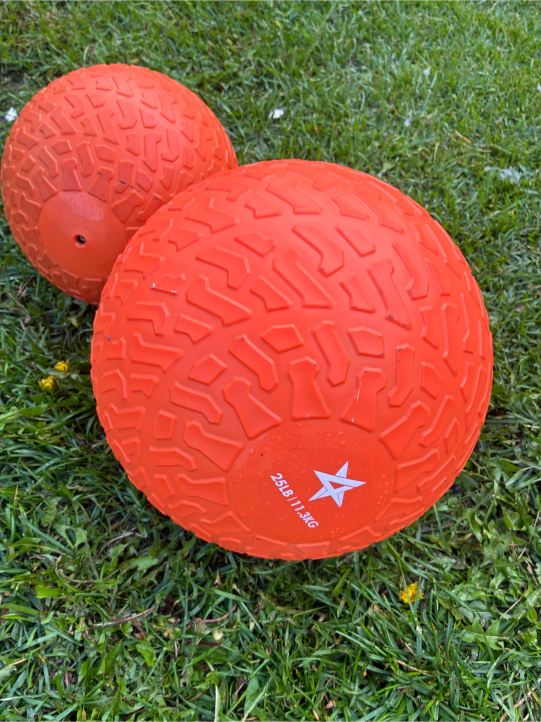 Orange Slam Ball - 25LB/11.3KG & 10 pound