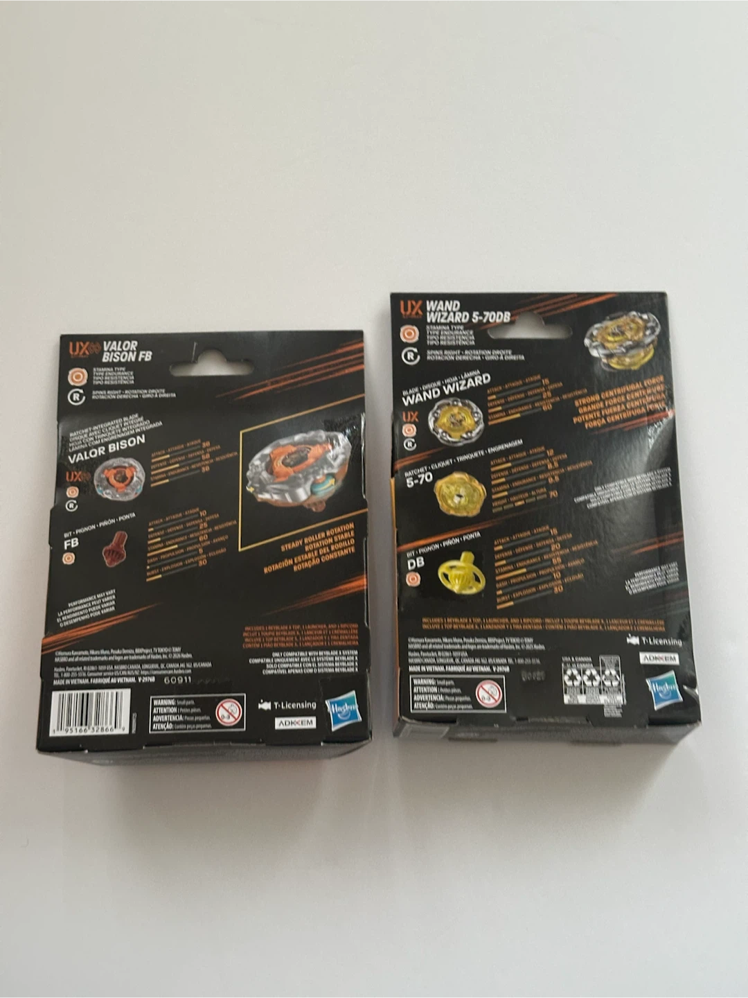 Beyblade X Lot: Valor Bison FB & Wand Wizard S-70DB - photo 2