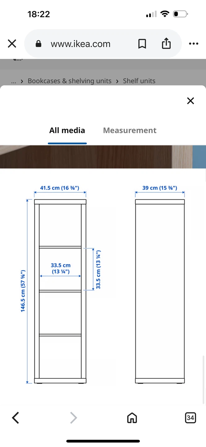 Like 🆕 - IKEA Shelf Unit - 147*42cm - photo 4