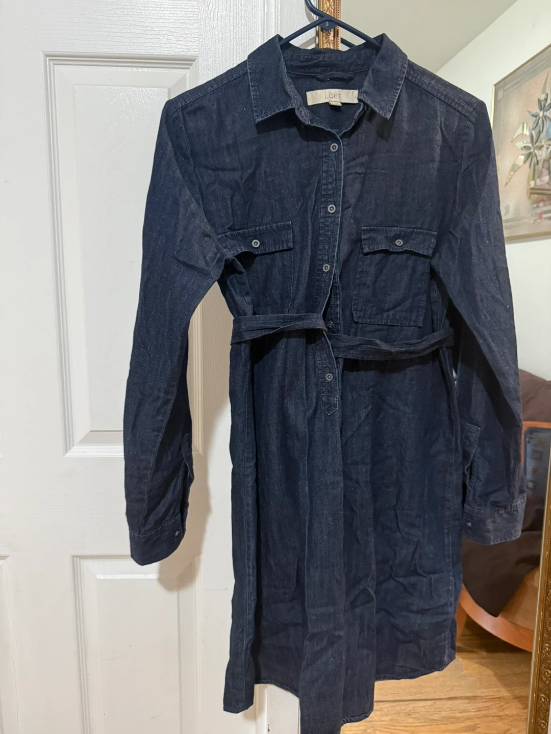 Denim Shirt Dress LOFT Ann Taylor