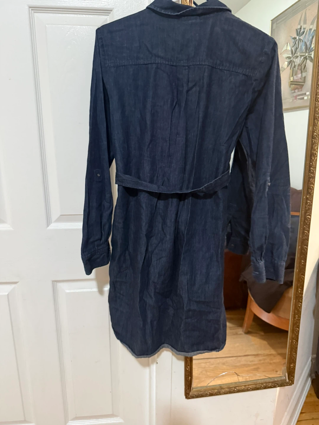 Denim Shirt Dress LOFT Ann Taylor - photo 4