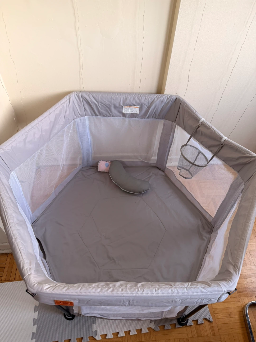 Grey Hexagonal Playpen