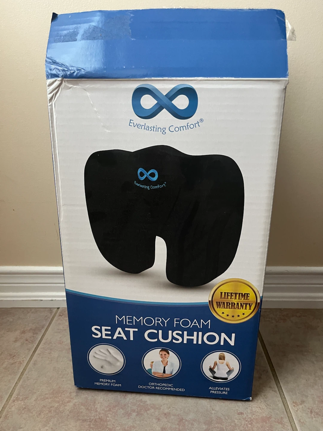 Everlasting Comfort Memory Foam Seat Cushion