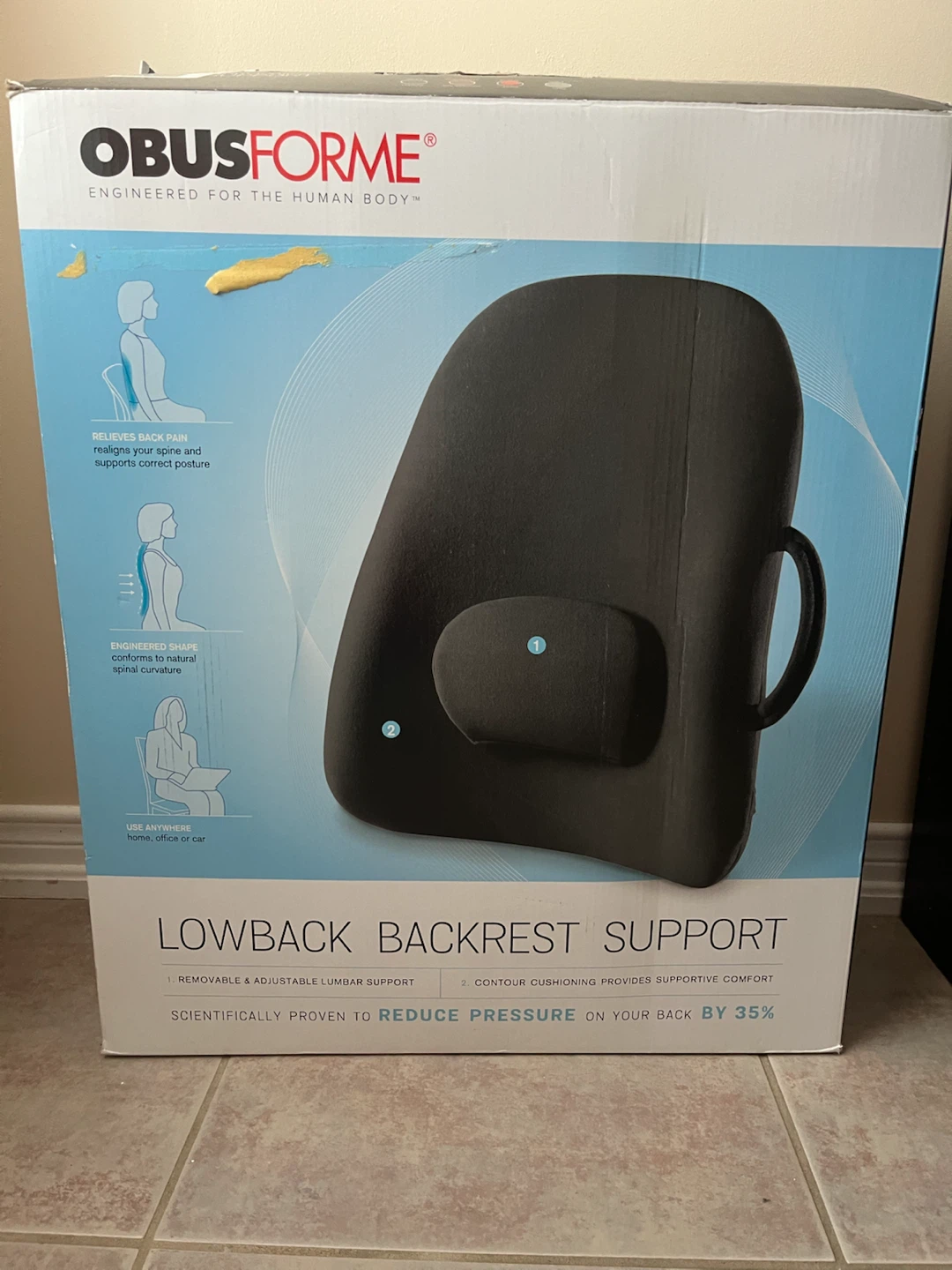 Obusforme Lowback Backrest Support
