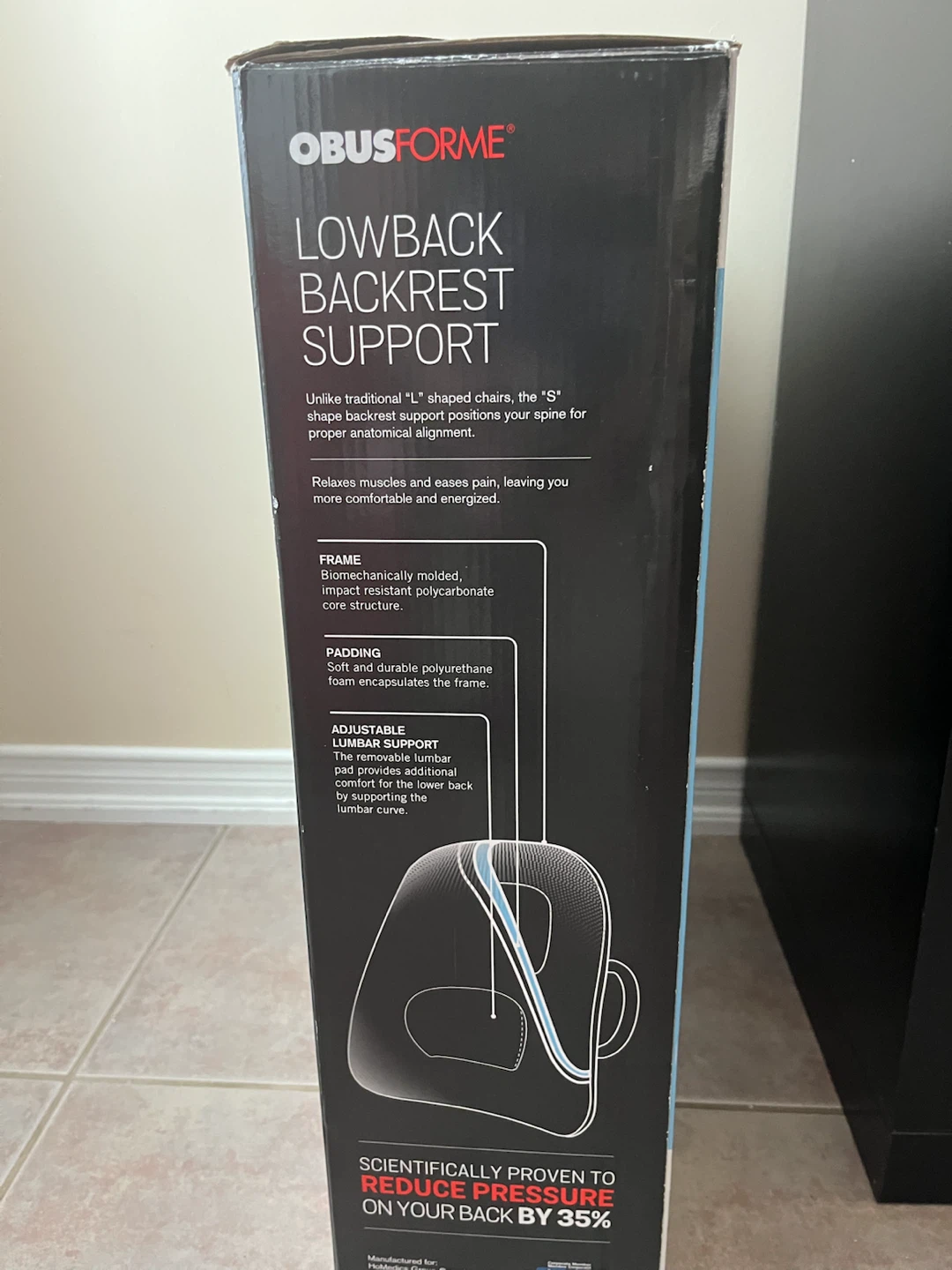 Obusforme Lowback Backrest Support - photo 4