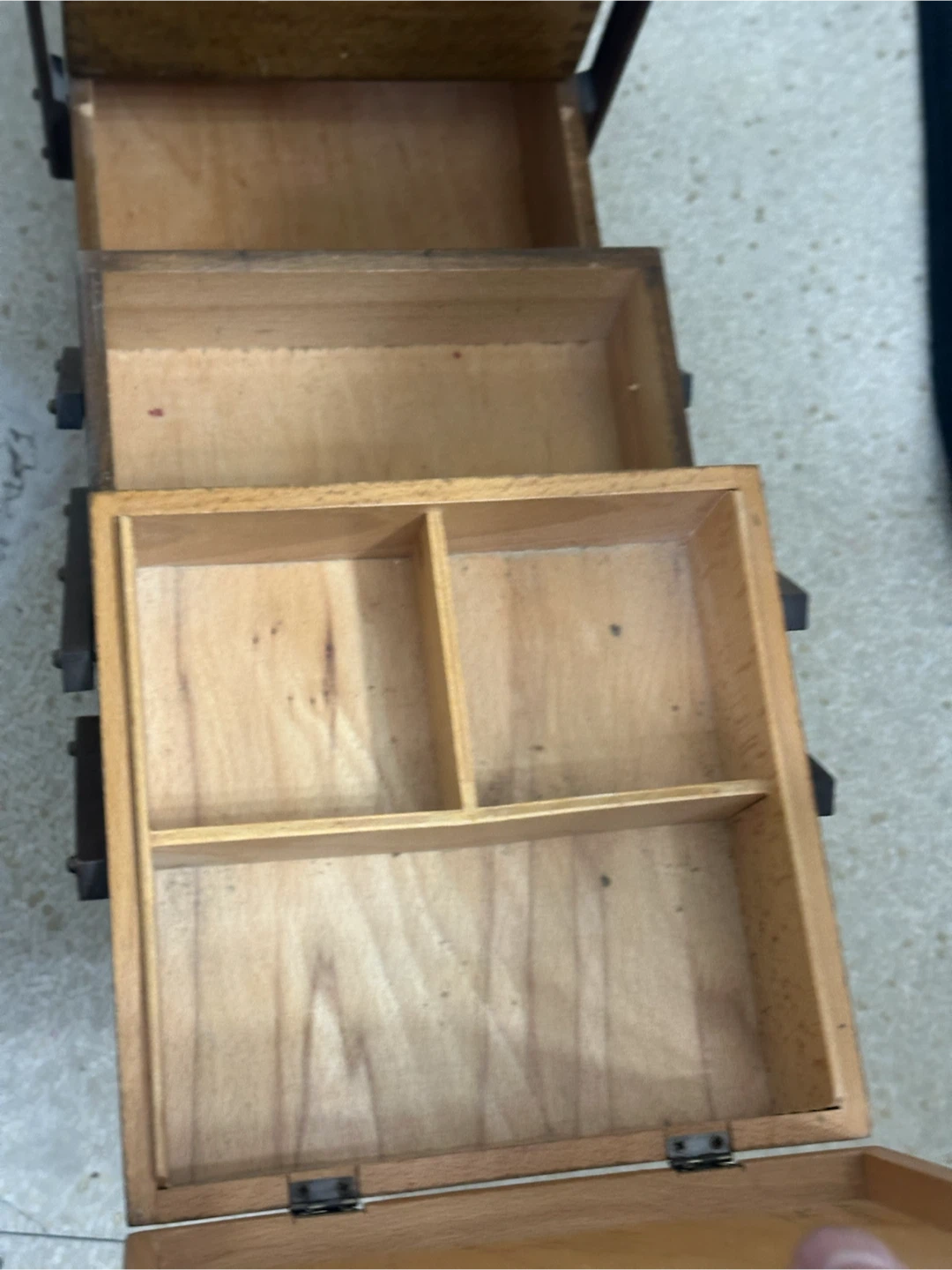 Vintage accordion sewing box - photo 5