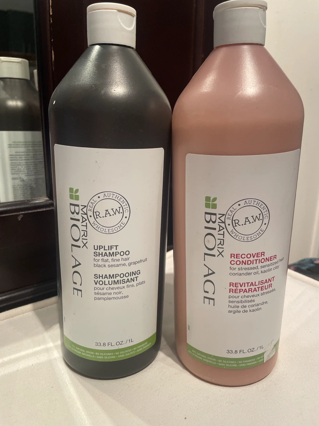 Matrix Biolage R.A.W. Shampoo & Conditioner Set - 1L Each