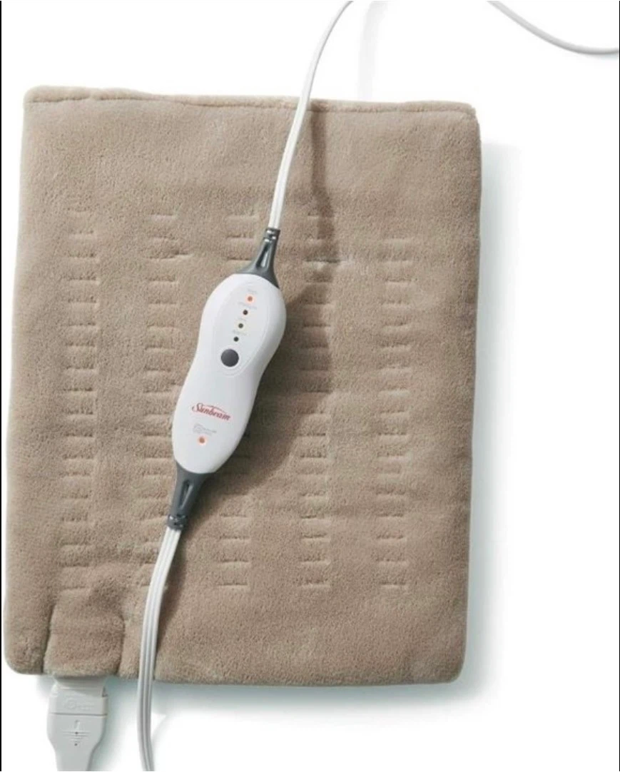 Brand New SUNBEAM HEATING PAD 12X15, 4 HEAT, AUTO-OFF - photo 2