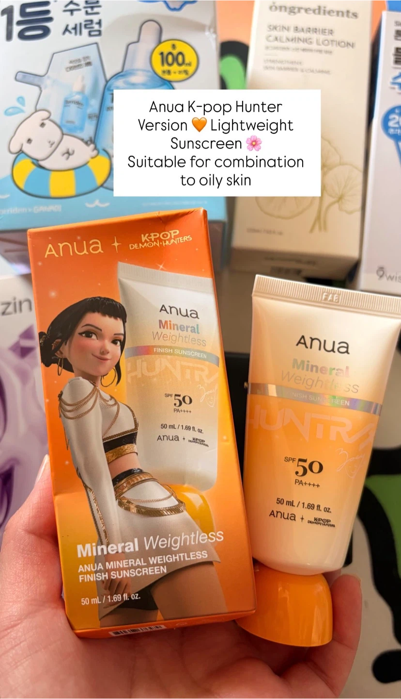 Anua K-pop Hunter Mineral Weightless Sunscreen SPF 50