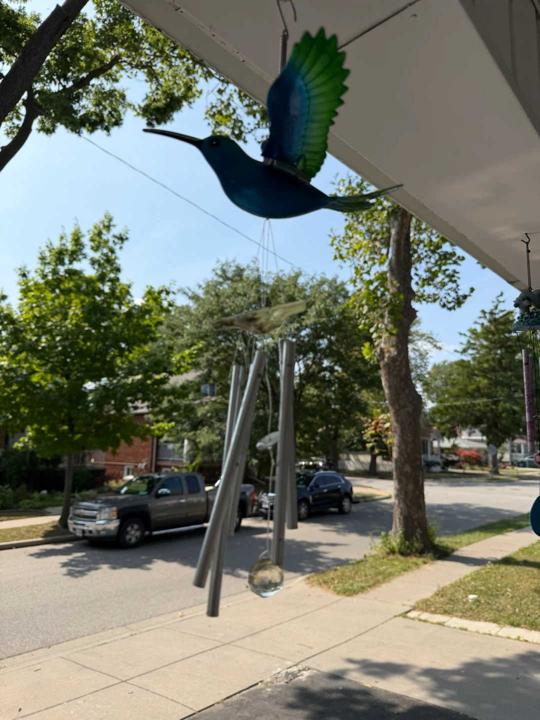 Blue Hummingbird Wind Chime - photo 4