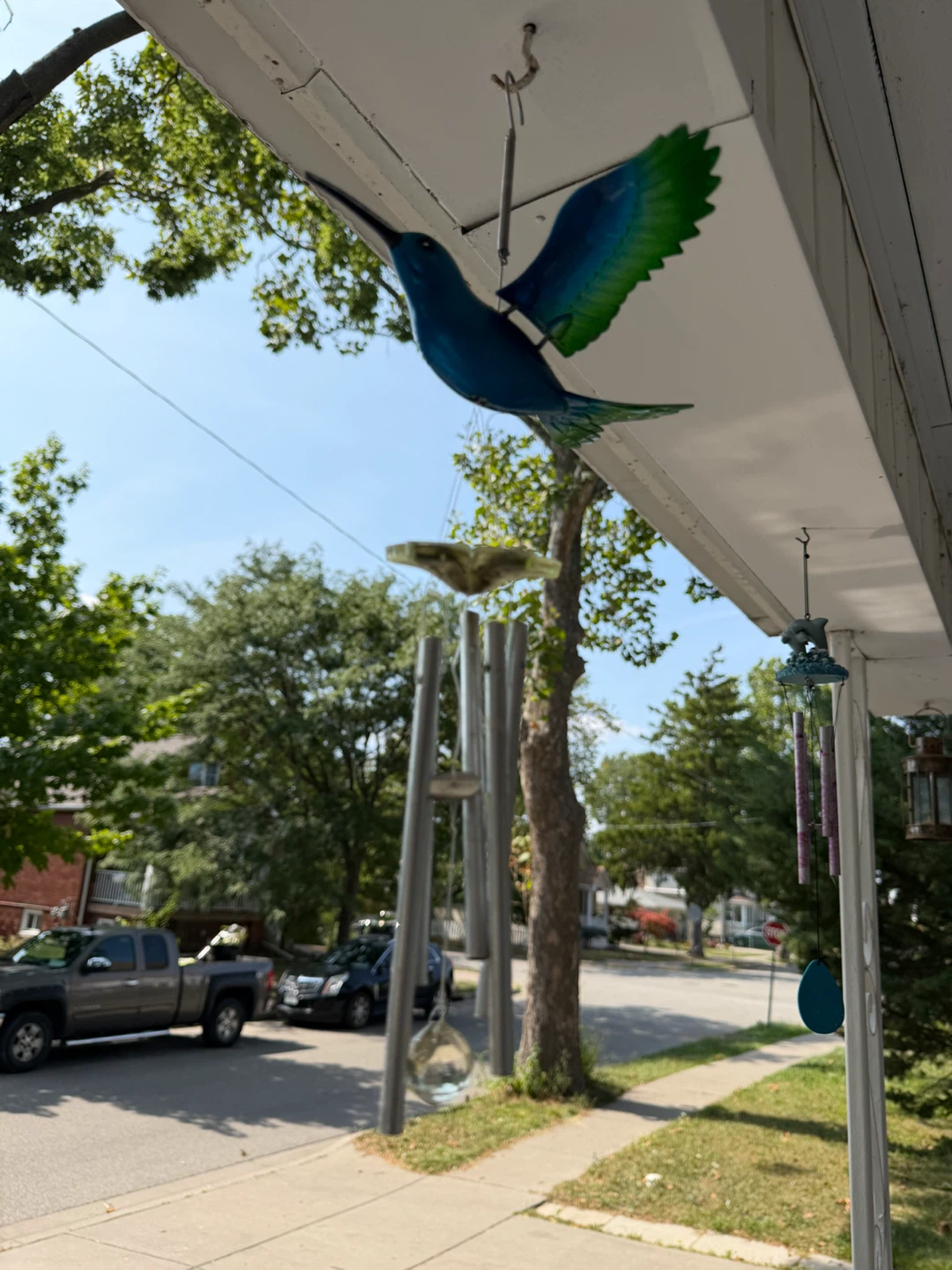 Blue Hummingbird Wind Chime - photo 5