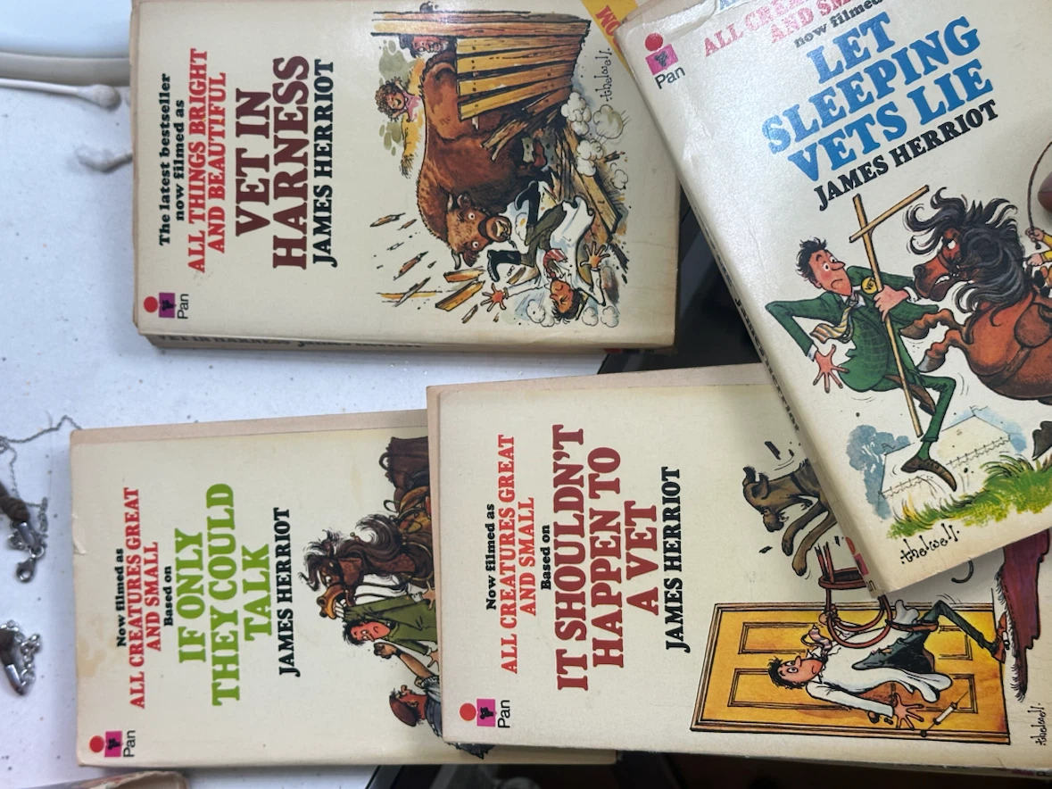 Vintage James Herriot 4-Book Box Set - photo 3