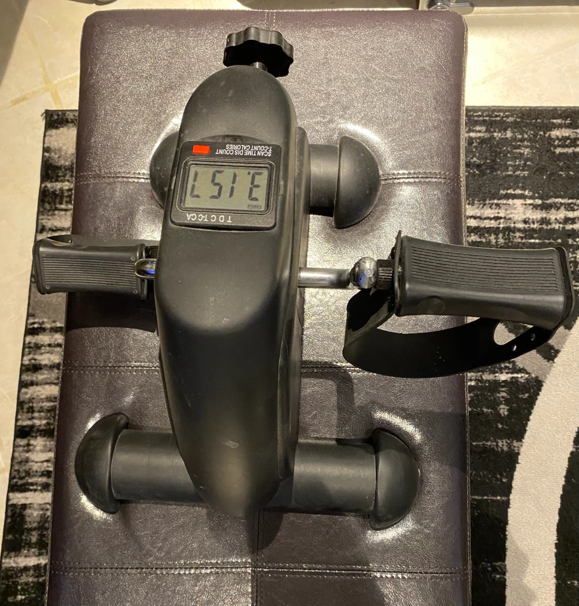 TODO Mini Exercise Bike Pedal Exerciser with LCD Monitor