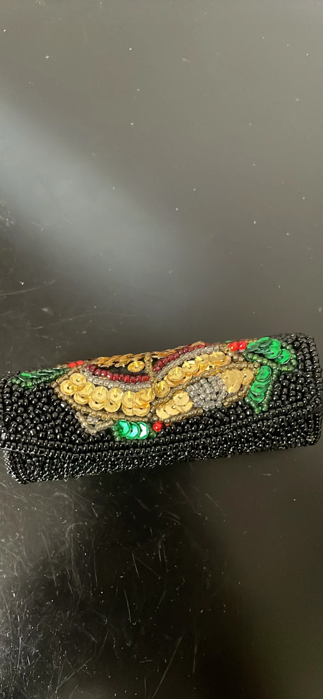 Vintage Liz Claiborne Beaded Lipstick Case - photo 2
