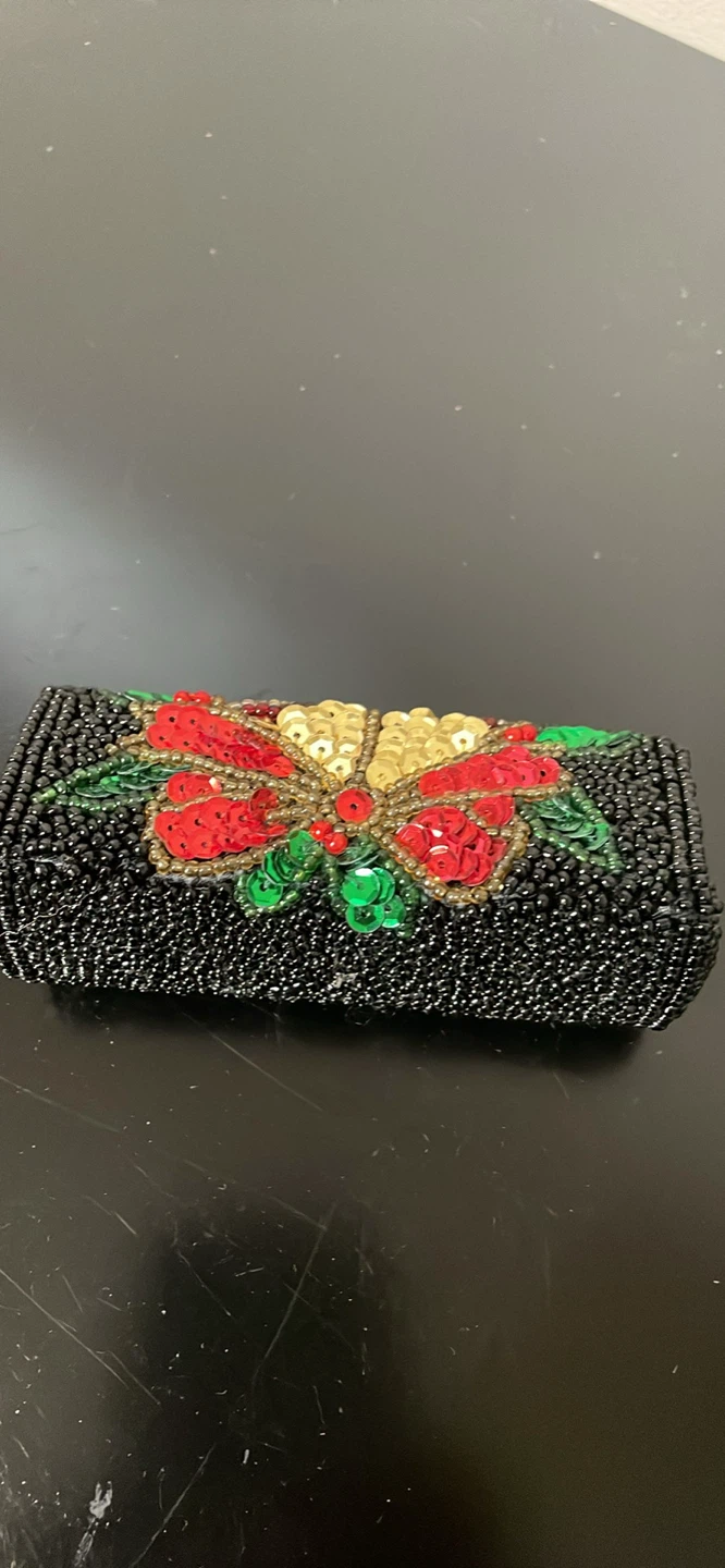Vintage Liz Claiborne Beaded Lipstick Case - photo 3