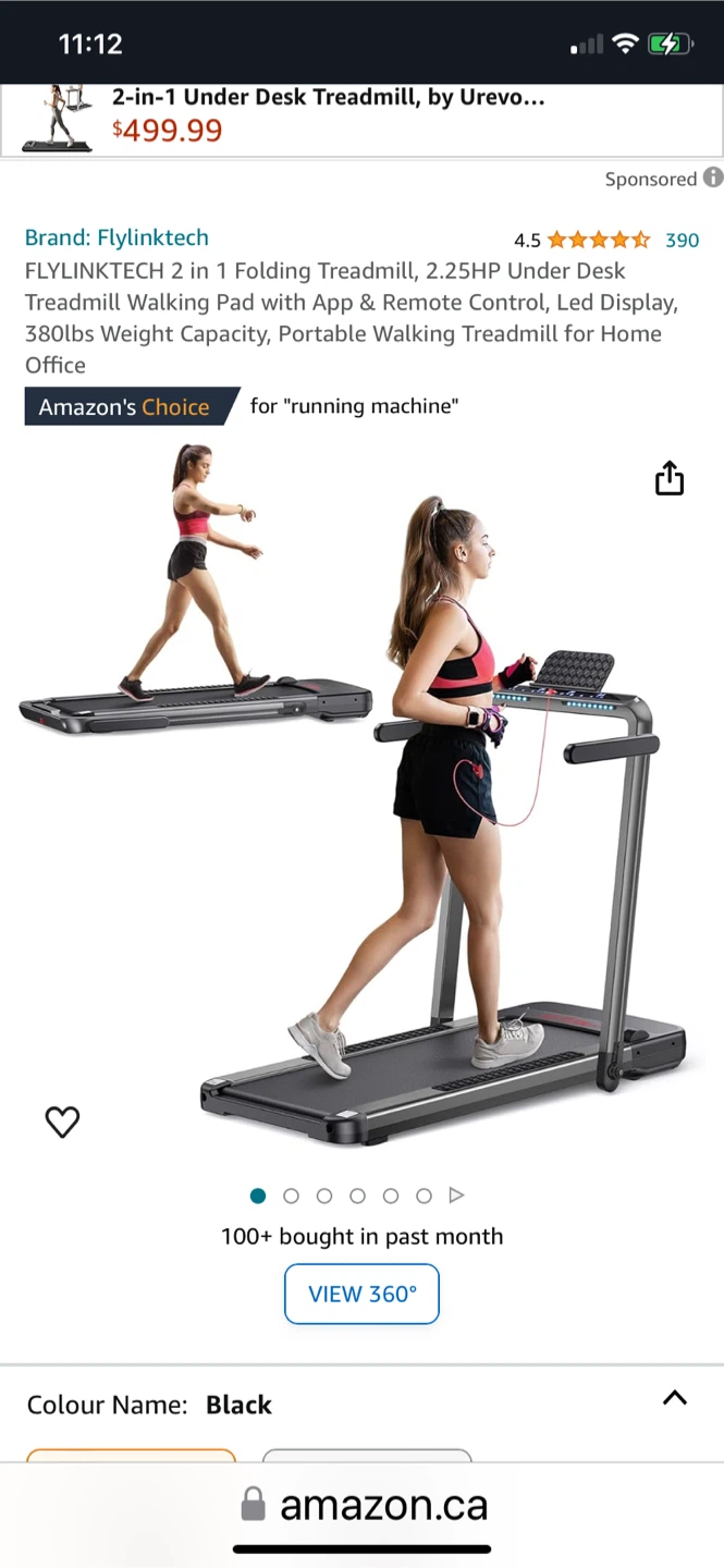 FLYlinkTECH 2-in-1 Under Desk Treadmill Walking Pad - photo 5