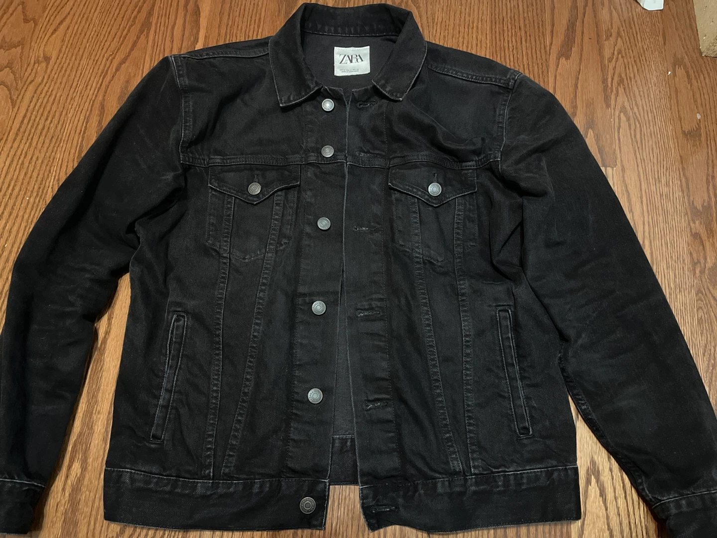 ZARA Black Denim Jacket