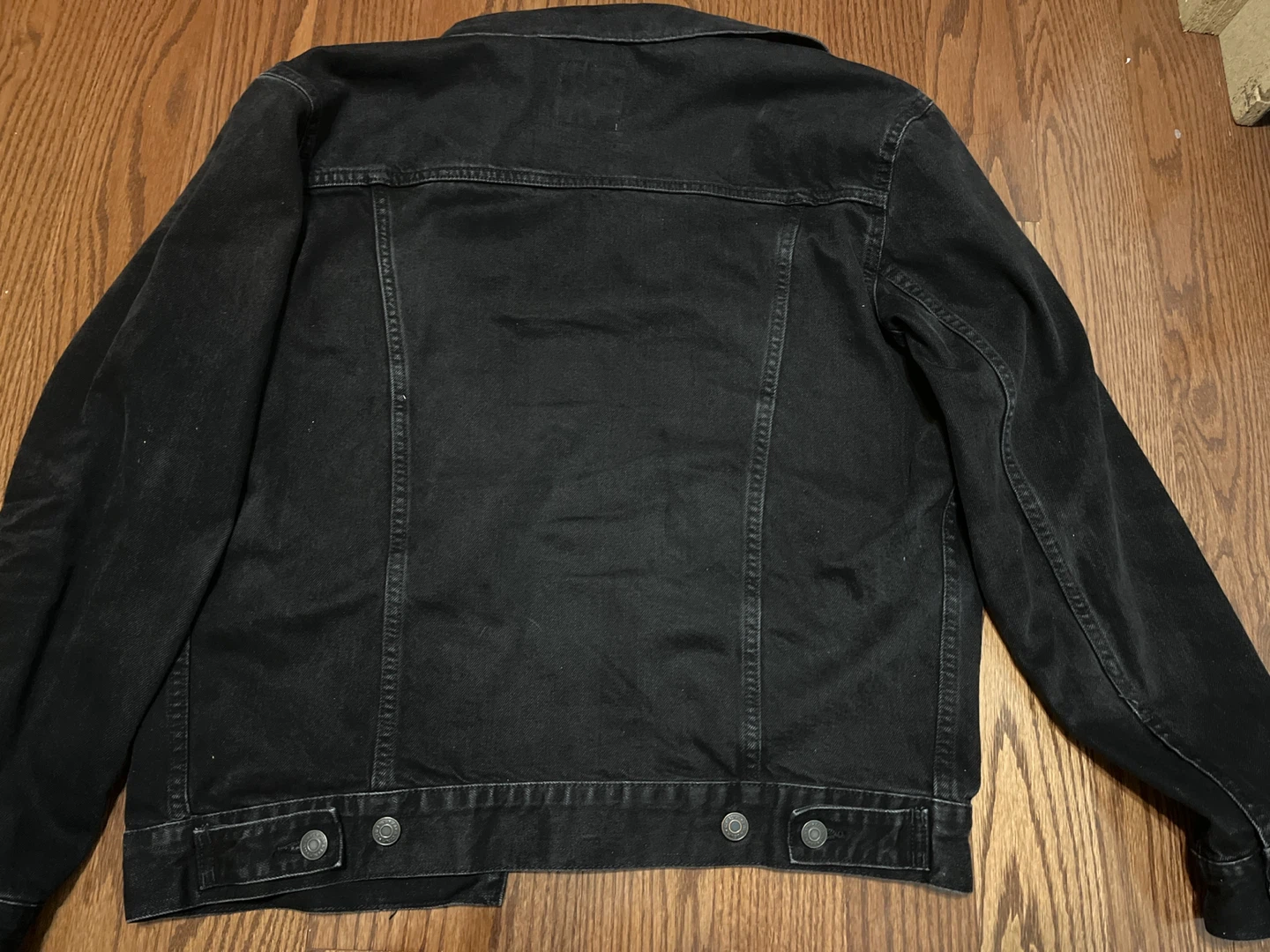 ZARA Black Denim Jacket - photo 2