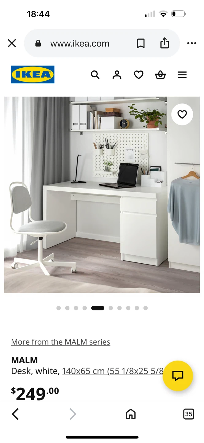 Like 🆕- IKEA MALM Desk - Black - 140x65 cm - photo 2