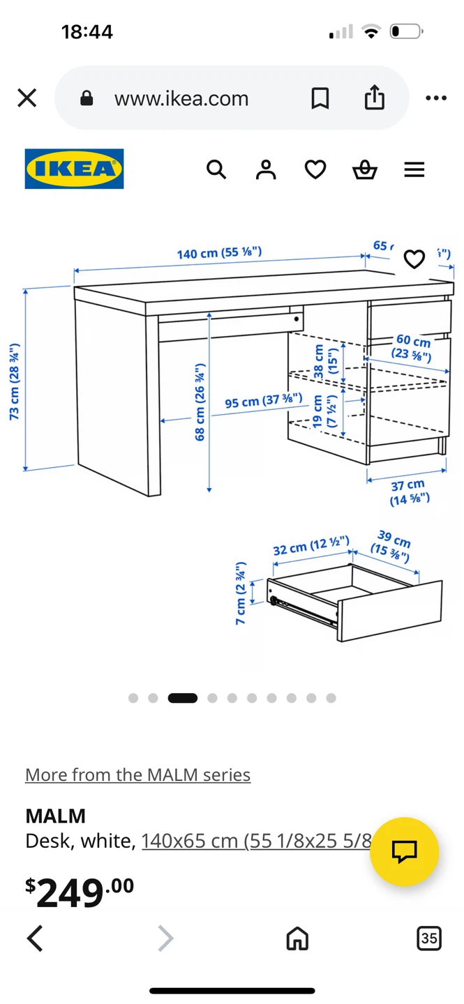 Like 🆕- IKEA MALM Desk - Black - 140x65 cm - photo 4