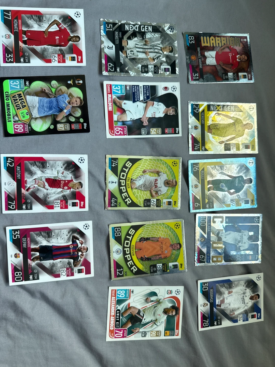 Topps UEFA Champions League Soccer Cards