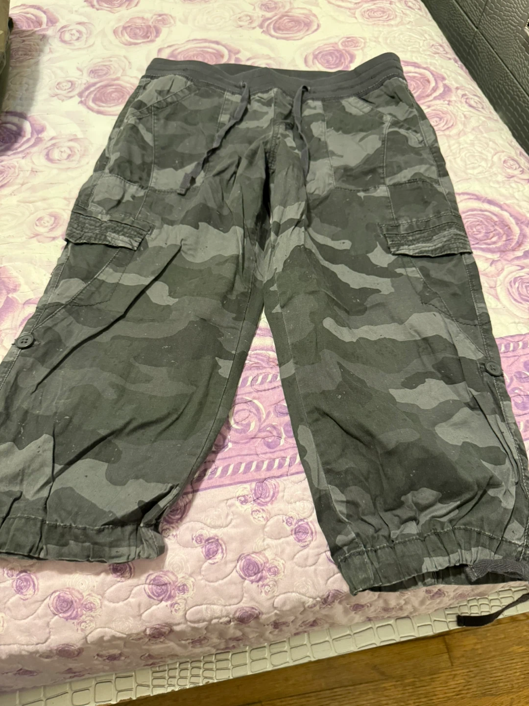 Camo Cargo Jogger Pants Size 6
