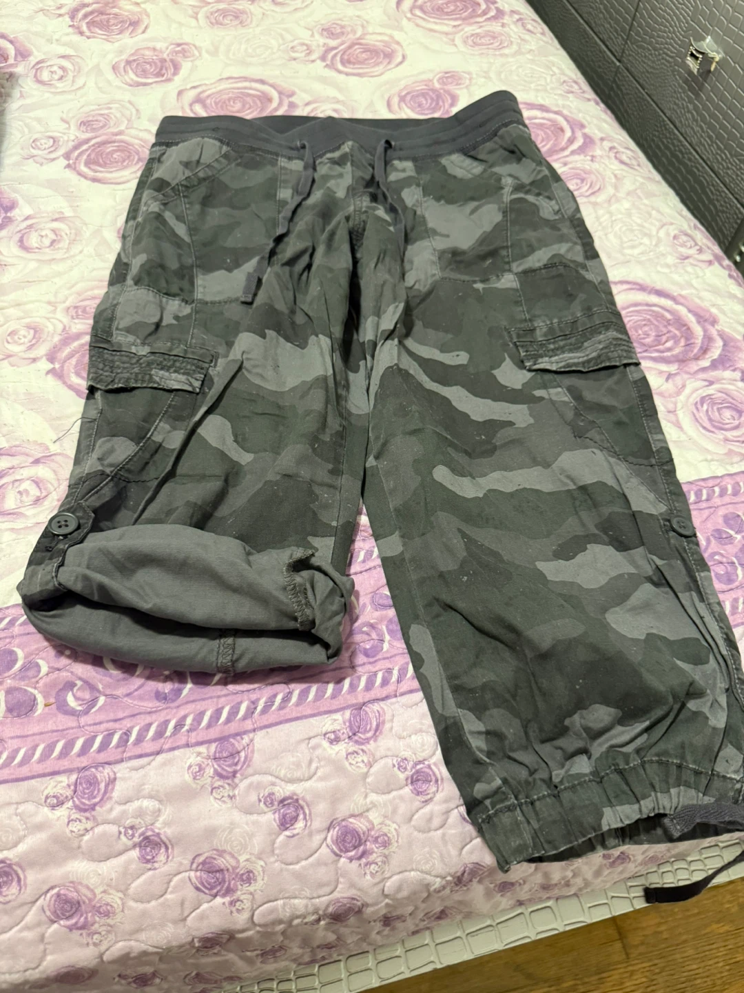 Camo Cargo Jogger Pants Size 6 - photo 2