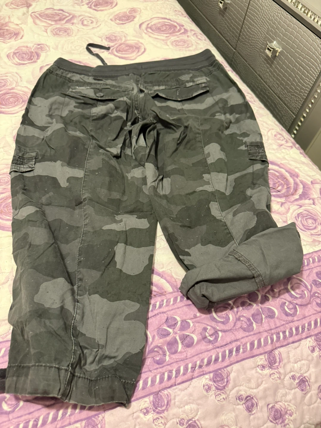 Camo Cargo Jogger Pants Size 6 - photo 4