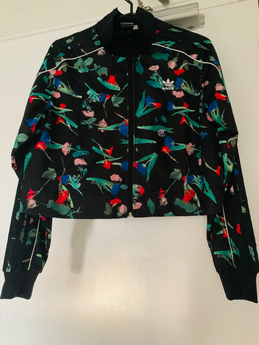 MED. Adidas Floral Track Jacket - Women's Medium