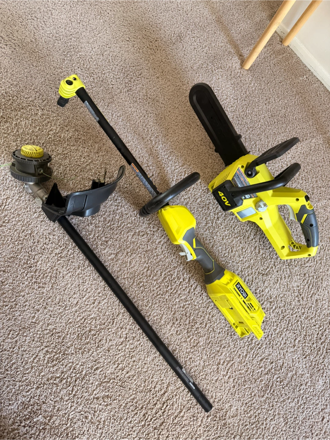 Ryobi 40V Chainsaw and Trimmer Attachment - photo 4