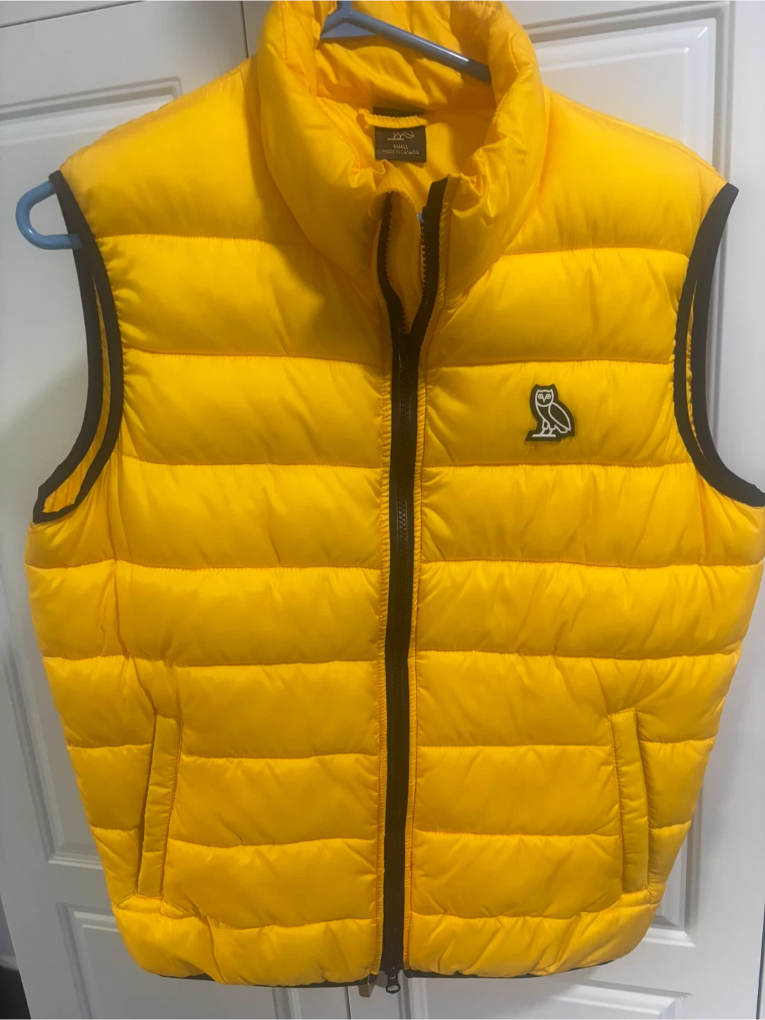 OVO Down Puffer Vest - Yellow - Small