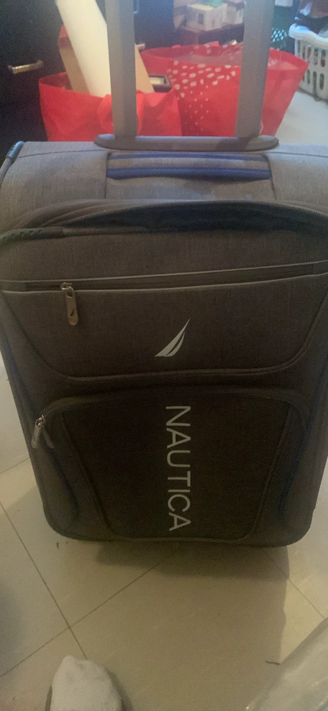 Nautica Grey Hardside Spinner Luggage
