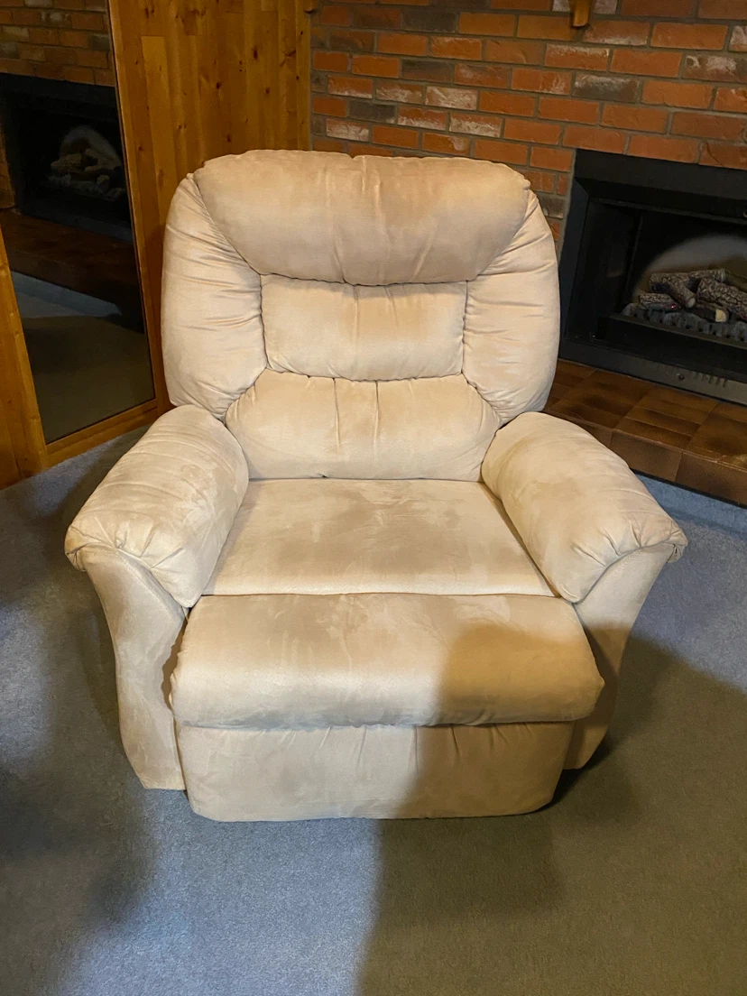Couch and rocker recliner