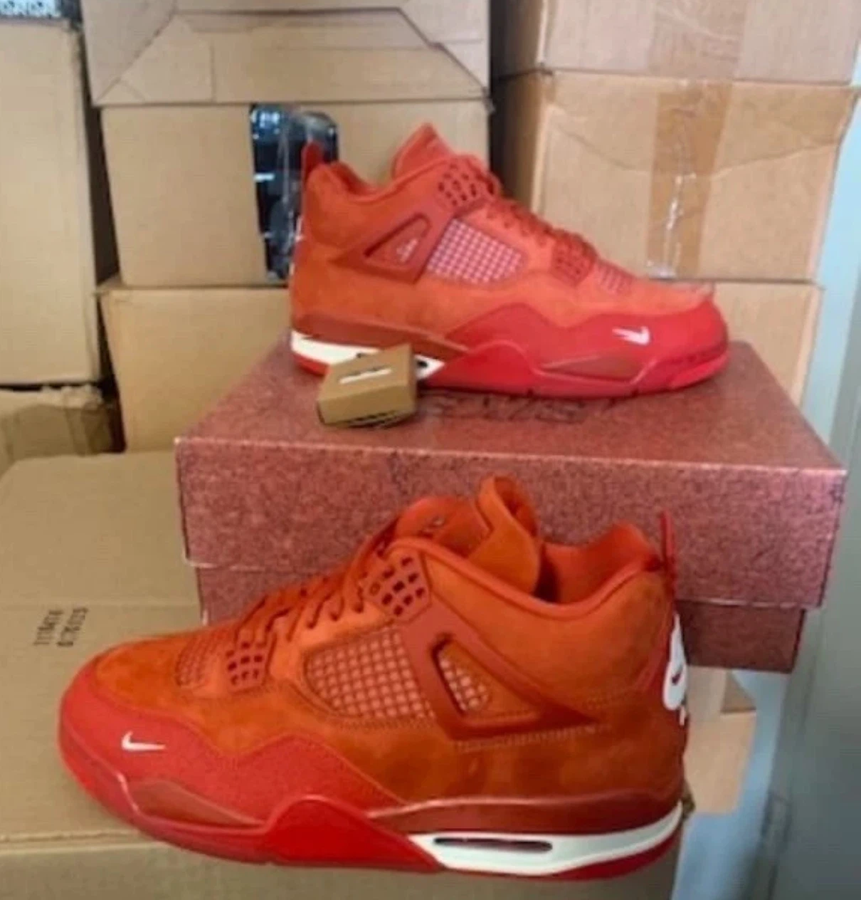 Nigel Sylvester x Jordan retro 4 shoes size 10.5 authentic.