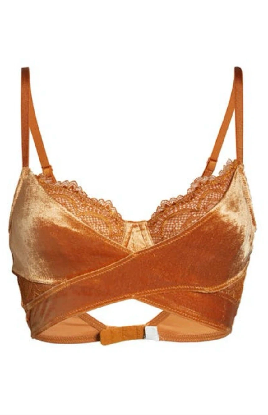 Intimately Free People Velvet Lace Bralette - photo 2