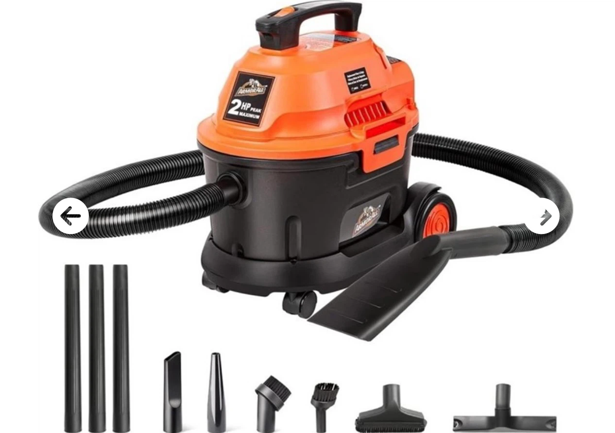 New ARMOR ALL AA255W WET/DRY VAC 2.5GAL