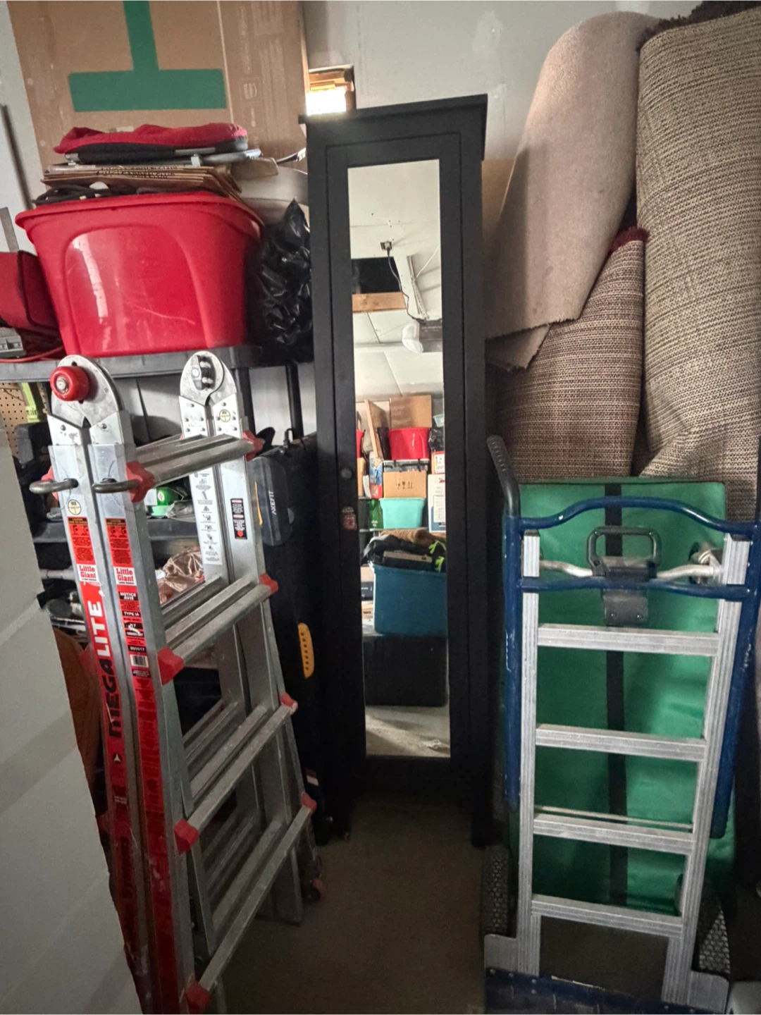 IKEA Cabinet with Mirror Door