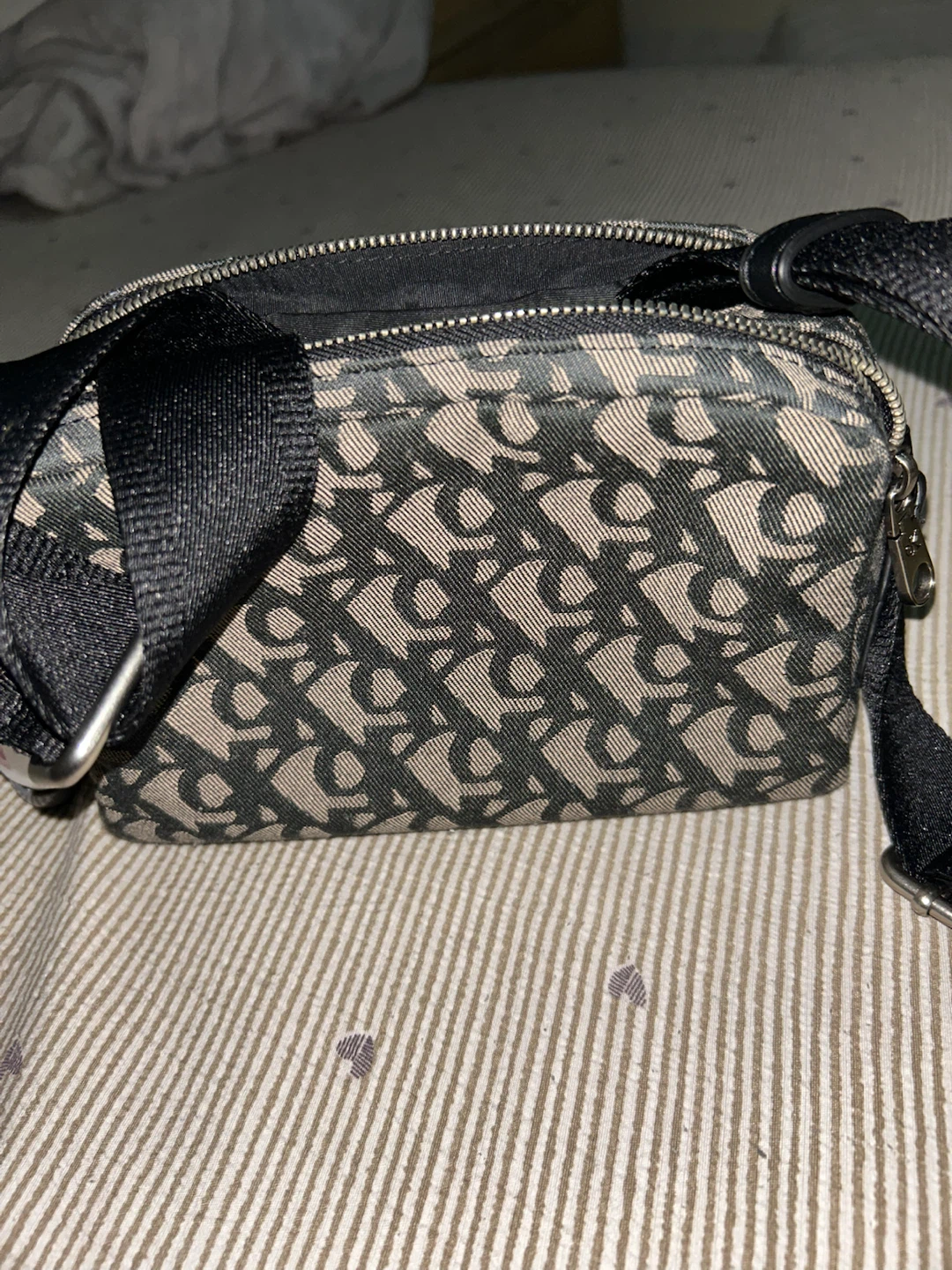 Calvin Klein Logo Print Crossbody Bag
