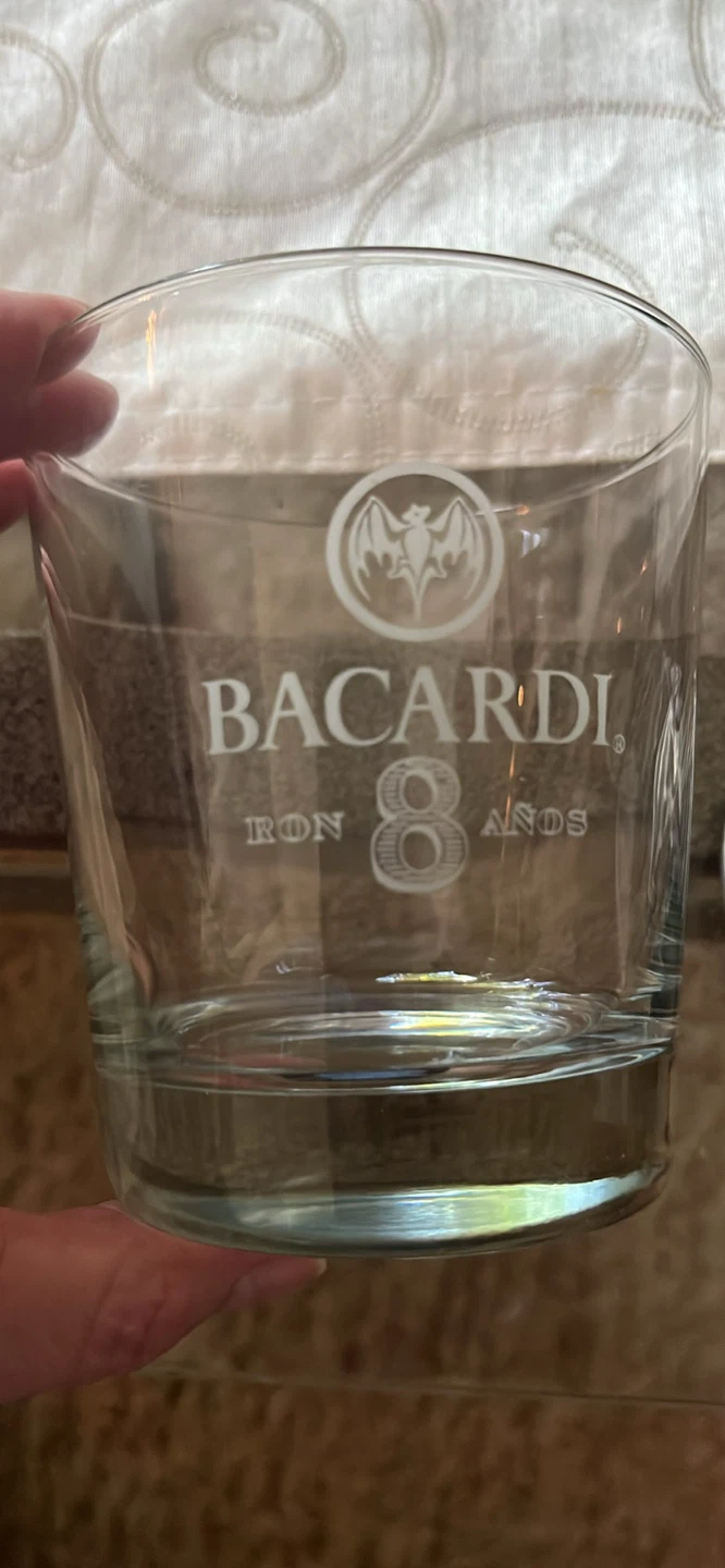 Bacardi Bat Bottle Top Pourer and Glass - photo 2