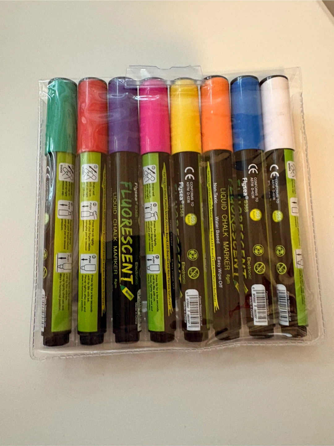 RIDINO Liquid Chalk Markers - 8 Neon Colors - photo 3