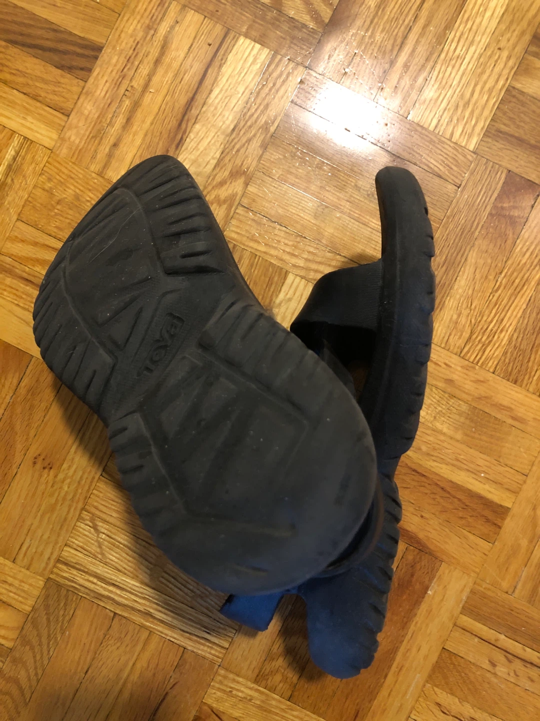 Black Teva Sandals size 7.5 - photo 3