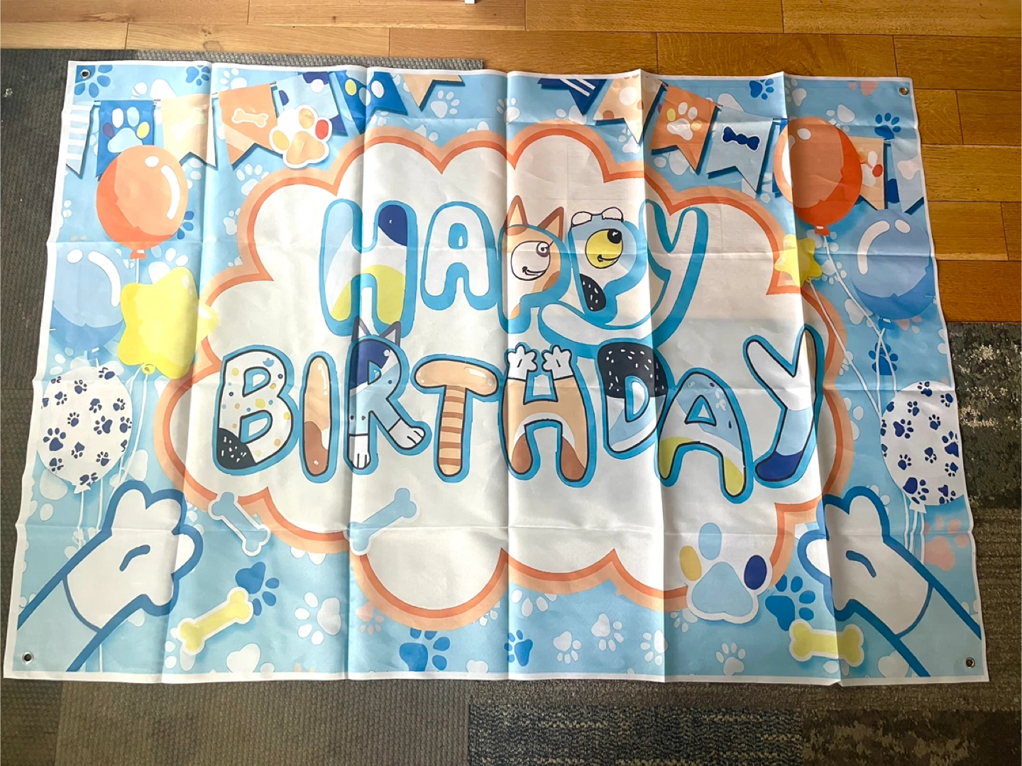 Bluey Party Banner & Invites - photo 3