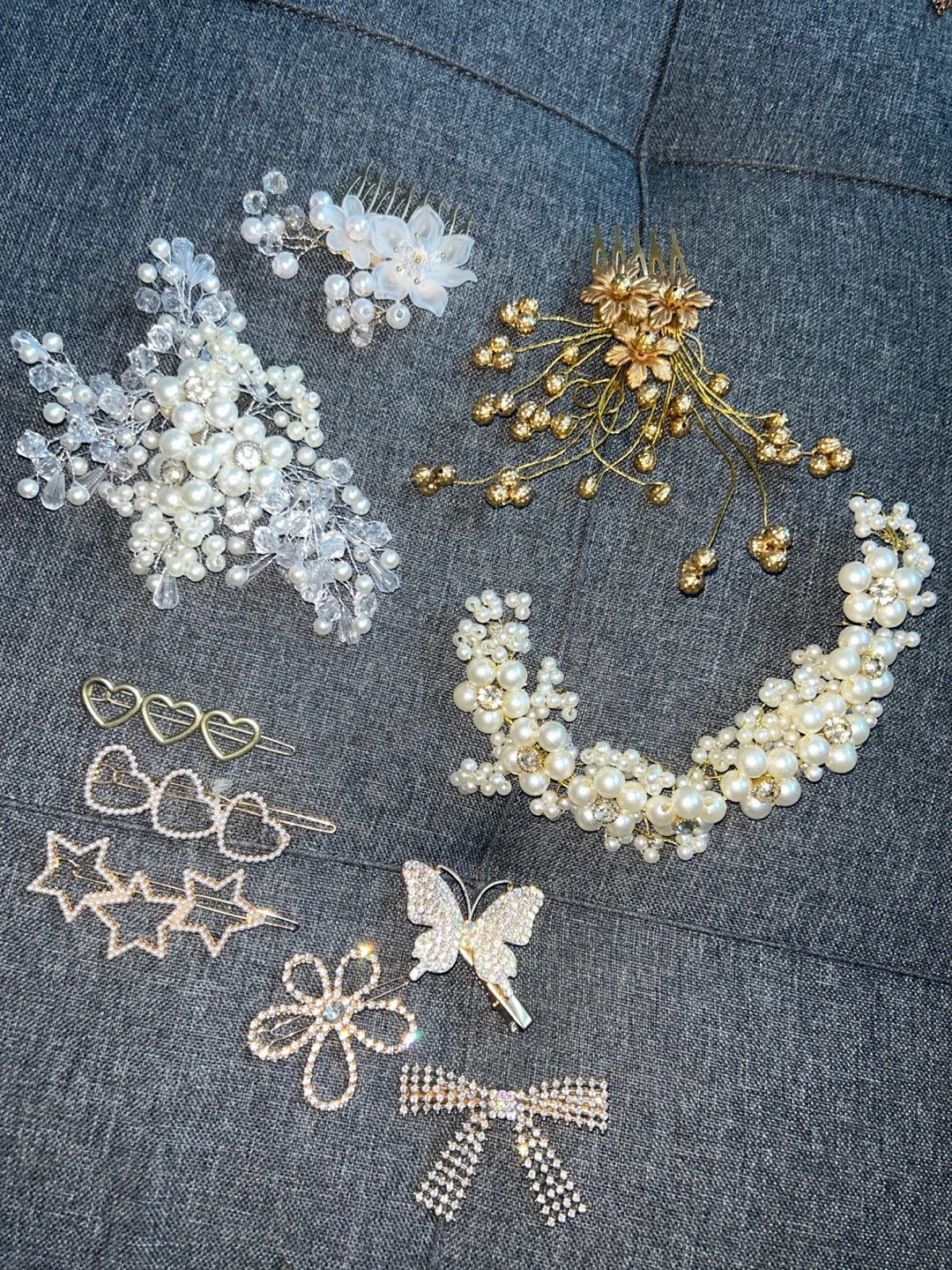 NEW bridal fancy head/hair jewelry