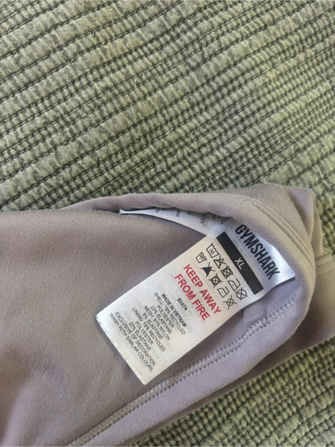 Gymshark Lavender Sports Bra XL - photo 3