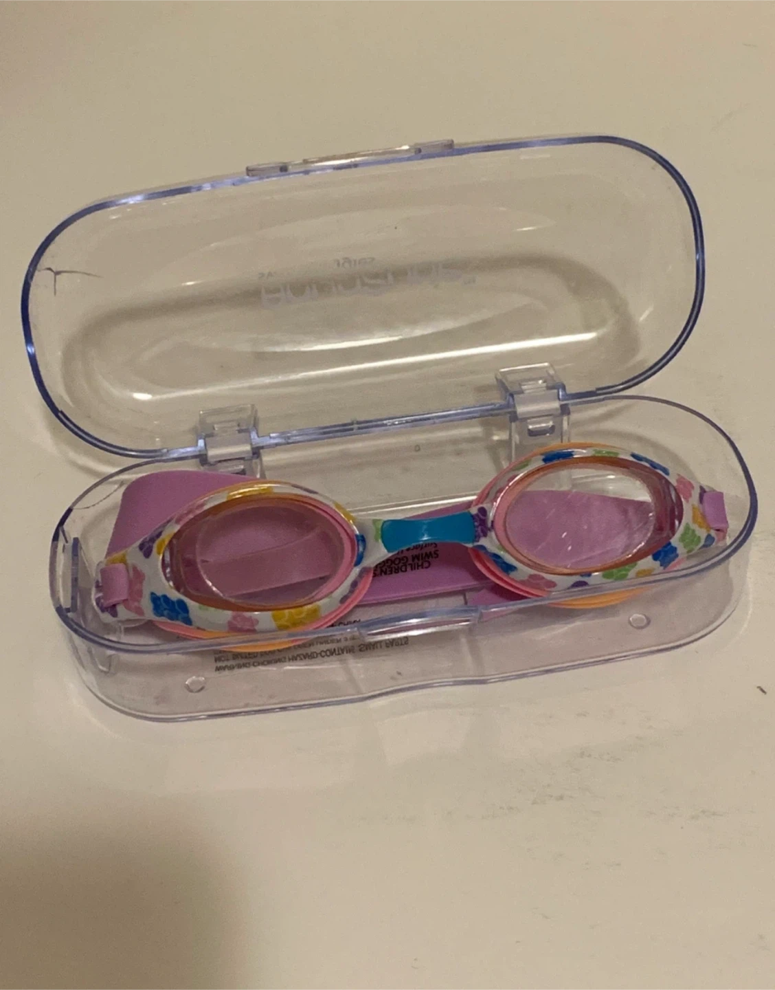 Children's Swim Goggles with Case