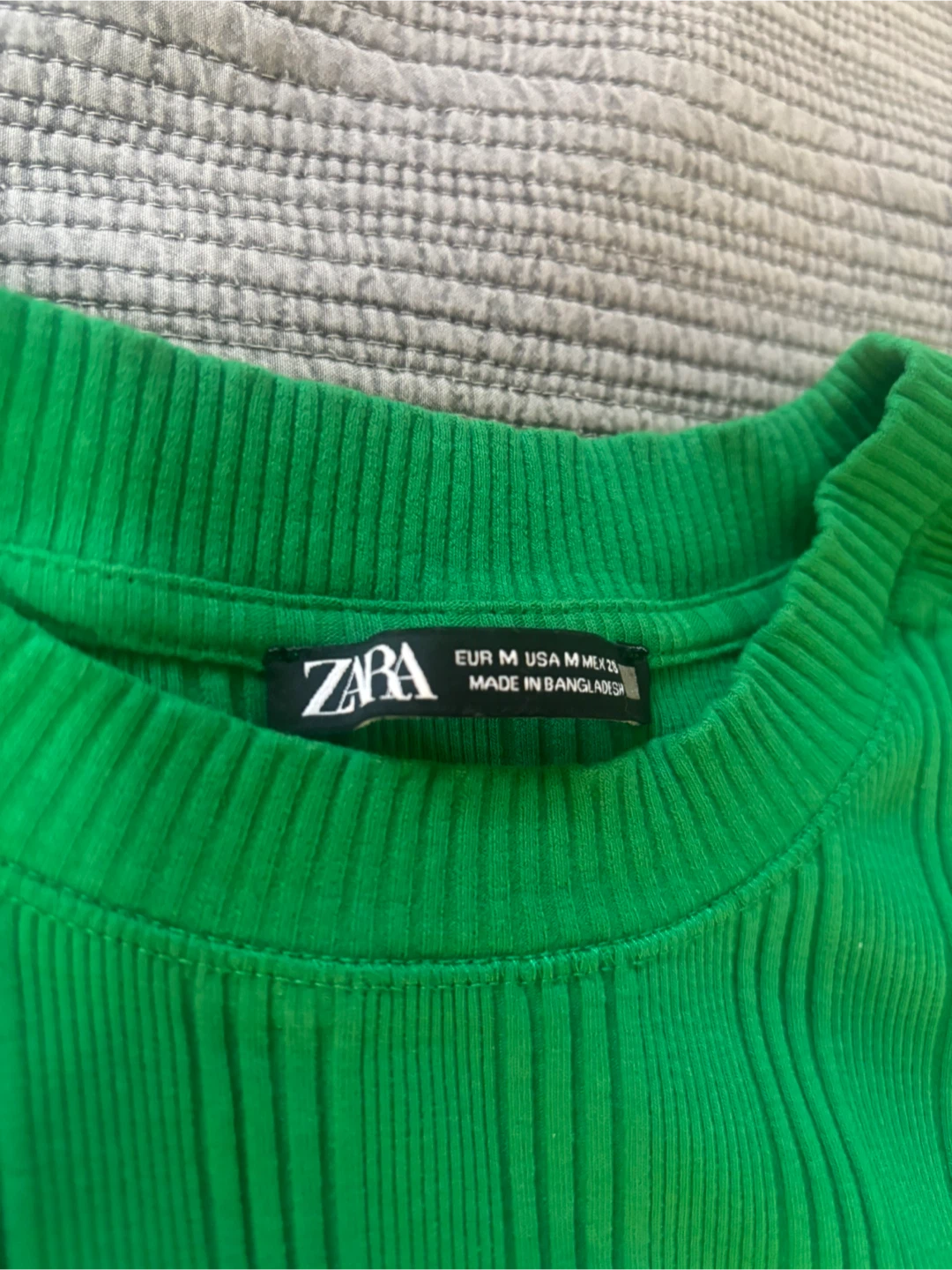 Zara Ribbed Knit T-Shirt - photo 2