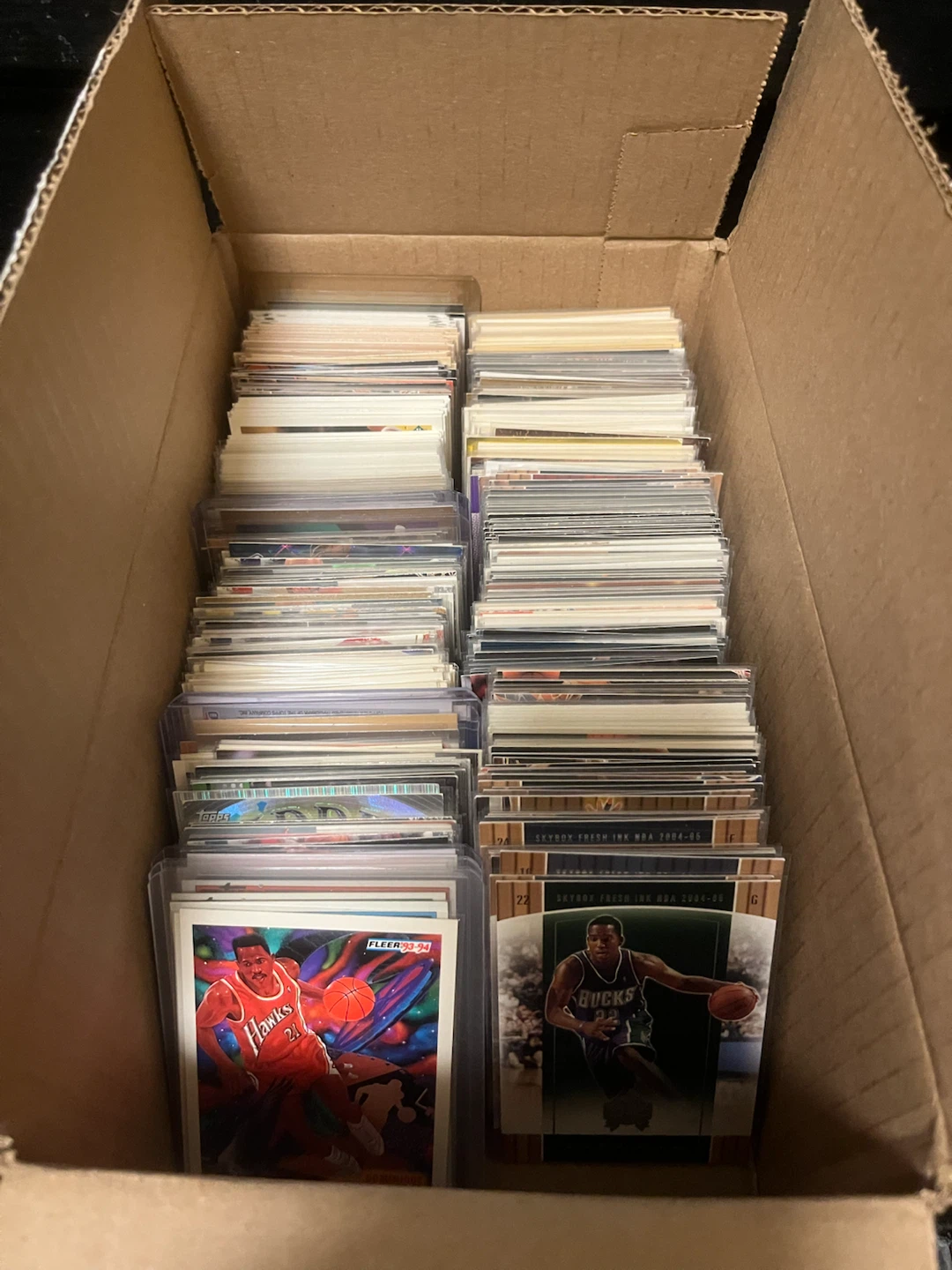 Big lot of vintage Basketball Cards Topps, fleer Michael Jordan