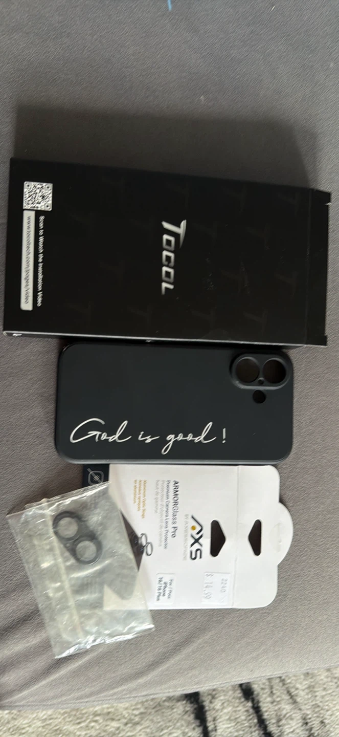 TCOOL iPhone 12/12 Pro Screen Protector & Case