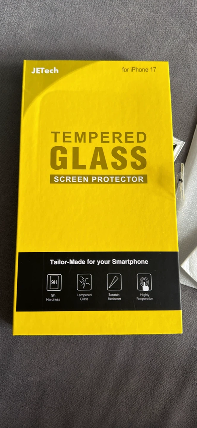 JETech Tempered Glass Screen Protector for iPhone 17 - photo 2
