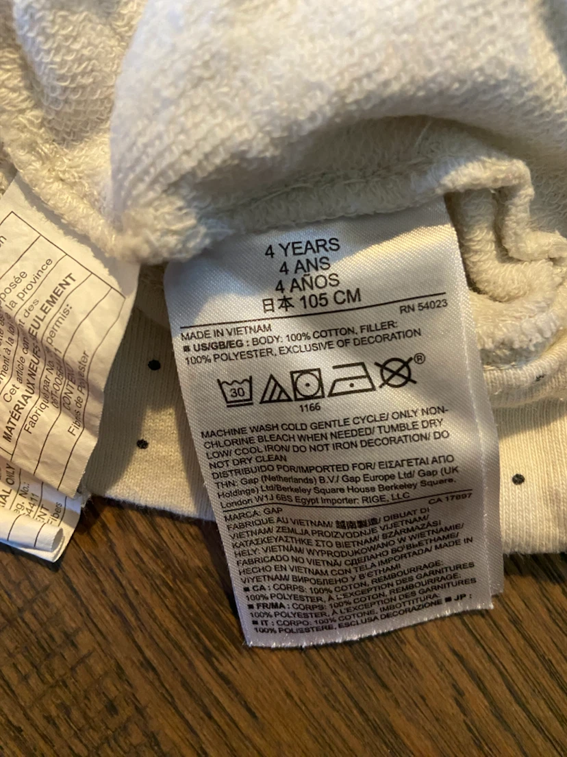 EUC: Baby GAP Toddler Polka Dot Sweatshirt Size 4 - photo 5